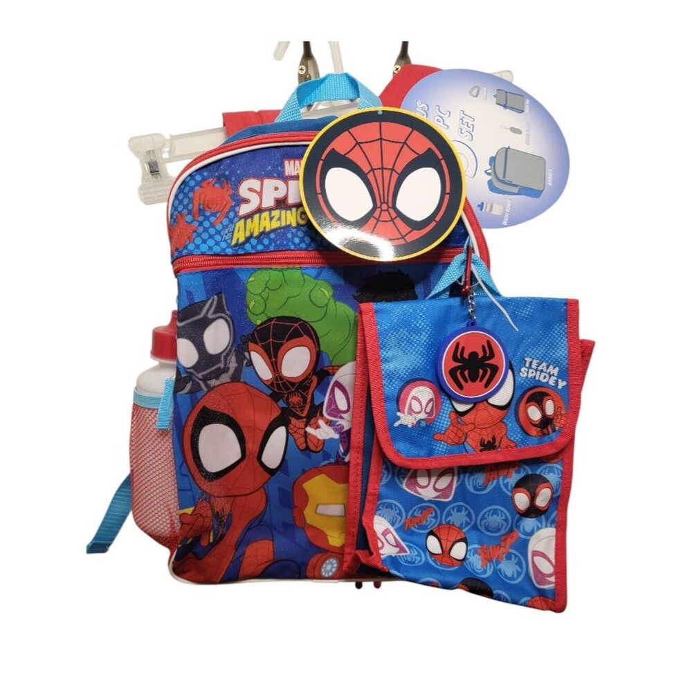 Disney Spidey Amazing Friends 5pc 16" Backpack Set